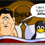 El artículo sobre Michael Dell y Linux